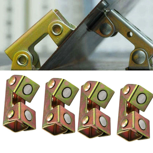 UP 10X Welding Clamps V Type Magnetic Holder Suspender Fixture Adjustable V-Pads