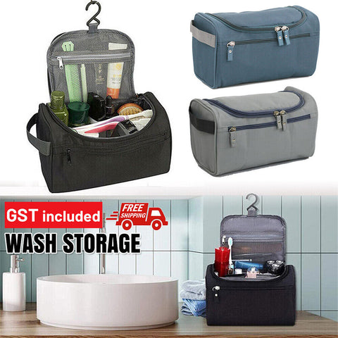 1/2x Mens Hanging Travel Toiletry Wash Storage Shaving Makeup Case Cosmetic Bags