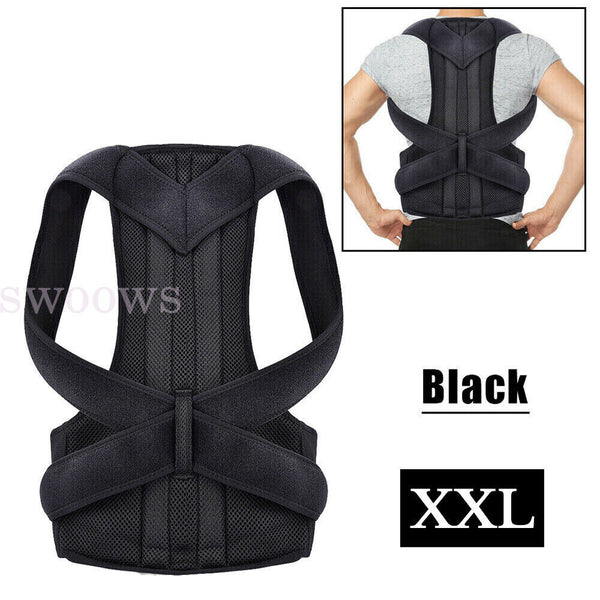 Posture Corrector Clavicle Shoulder Brace Lower Back Support Magnetic Men Women