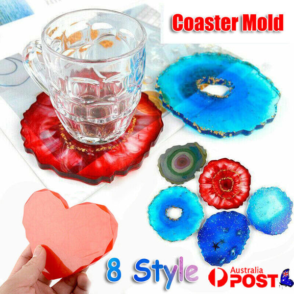 AU Wine Glass Holder Silicone Resin Casting Mold Cup Hang Coaster Epoxy Mould