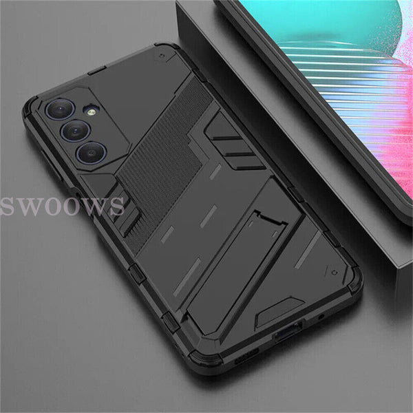 Shockproof Hybrid Armor Magnetic Stand Hard Dual Case For Samsung Galaxy A05s 4G