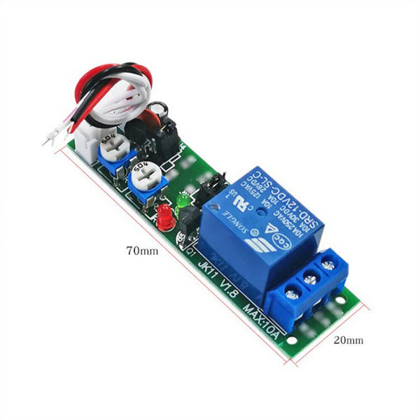 1-3 DC5V/12V/24V ON OFF Module Infinite Loop Cycle Timing Timer Time Delay Relay