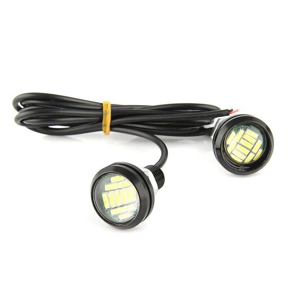 2x Car Auto 12V LED Reversing Backup Lamp Light Daytime Running Lights