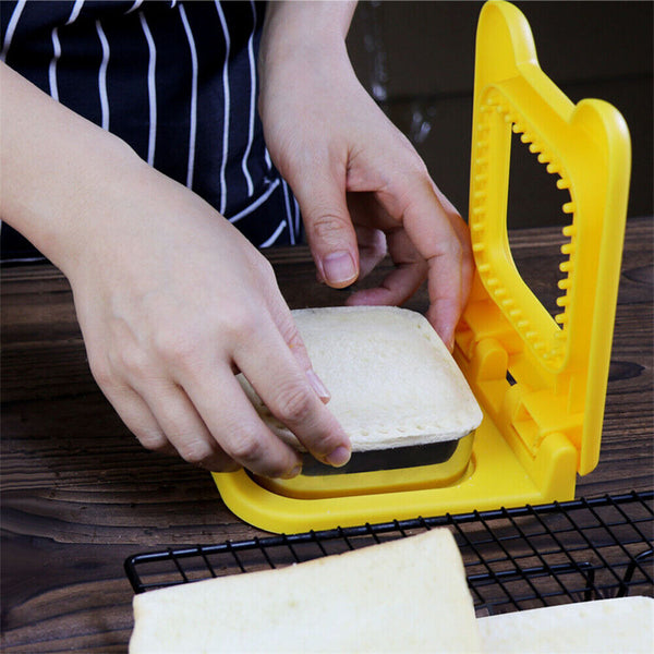 Square Round Sandwich Cutter And Sealer Set For Kids Lunch Sandwiches Decruster