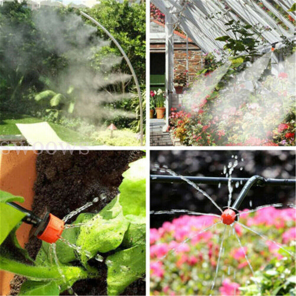 Up to 500 Adjustable Irrigation Micro Flow Dripper Drip Head Hose Sprinklers AU