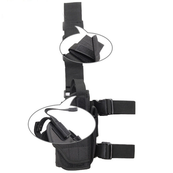 Tactical Thigh Holster Gun Leg Hunt Military Sports Pistol Pouch Puttee