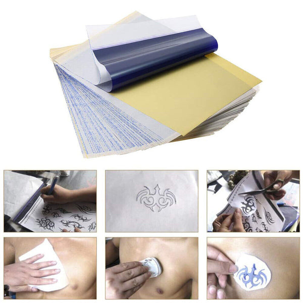 Tattoo Stencil Transfer Paper Spirit Thermal Carbon Tracing Copier Supplies AU