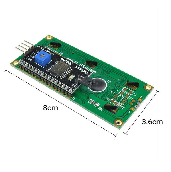 1602 16X2 LCD Display IIC/I2C/TWI/SPI Serial Interface Module For Arduino