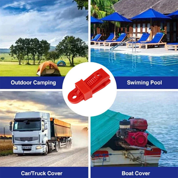 UP50x Adjustable Heavy Duty Lock Grip for Tarp Shade Cloth Plastic Clips Buckle