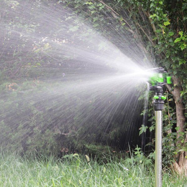 1/5x Head Impact Sprinklers Adjustable Outdoor Installation Irrigation System DM