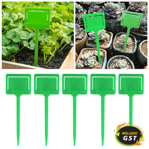 T-type Plant Labels Holder Flexible Plastic Garden Tags Rack Nursery Seeding