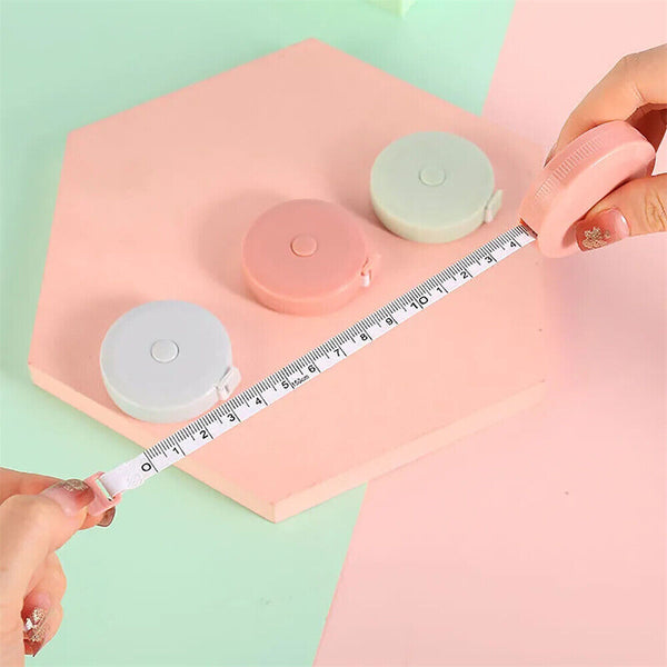 1.5m Retractable Body Measuring Soft Ruler Sewing Cloth Tailor Tape Measure