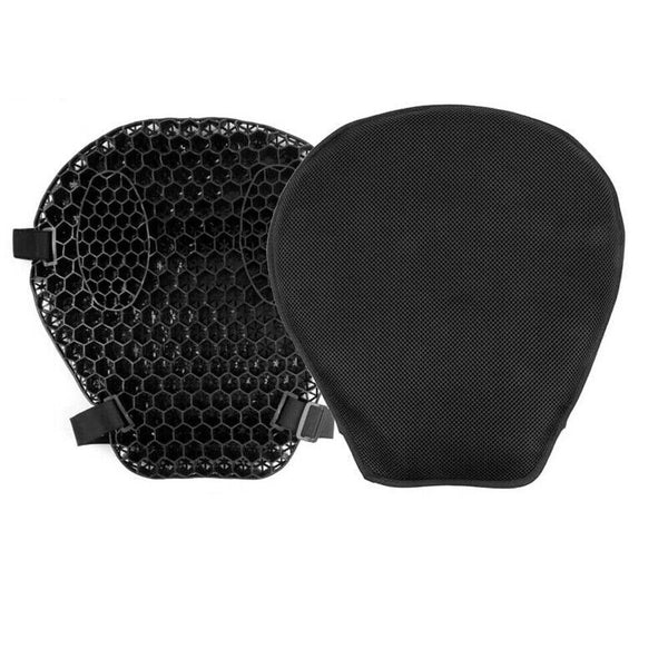 Universal Motorcycle Seat Cushion Cover Comfort Gel Pillow Pad Pressure Relief