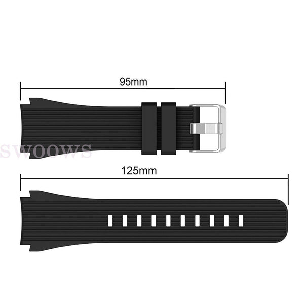 Silicone Sport Band Replacement Soft Strap For Samusng Galaxy Watch Band 46mm