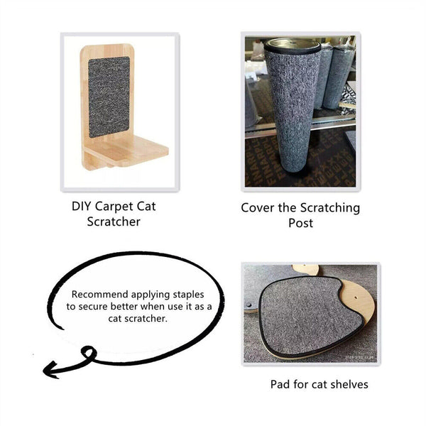 Self-adhesive Carpet Mat For Cat Wall Furniture Step Cat Scratching Post Cover