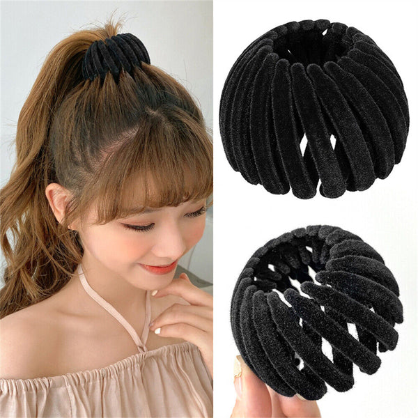 3pcs Birds Nest Magic Hair Clip,Hair Bun Accessories for Women Girl Hair Holder