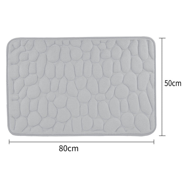 Non-slip Bathroom Carpet Super Absorbent Memory Foam Shower Bath Mat Door Mat