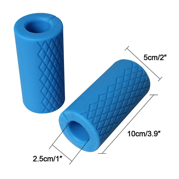 1 Pair Barbell / Dumbbell Thick FAT BAR Bar Hand Grips Fitness Exercise Grips