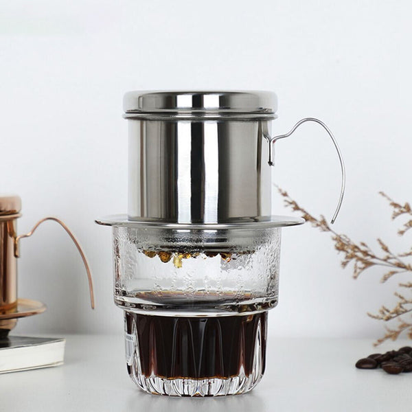 Vietnamese Coffee Filter 304 Stainless Steel Coffee Pot Coffee Strainer Infuser