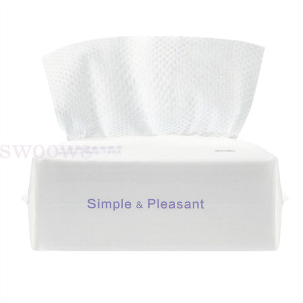 Up to 210Pcs Disposable Face Towel Cotton Makeup Cleaning Facial Napkin Wash