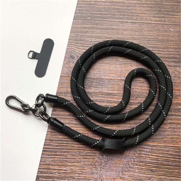 Universal Crossbody Nylon Patch Phone Lanyards Mobile Strap Lanyard Anti-lost AU