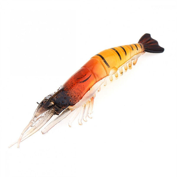 up20 Soft Plastic Fishing Lures Tackle Prawn Shrimp Flathead Bream Cod Bass Glow