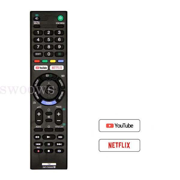 Replacement Remote Control For SONY BRAVIA TV NETFLIX LCD LED Series HD 4K