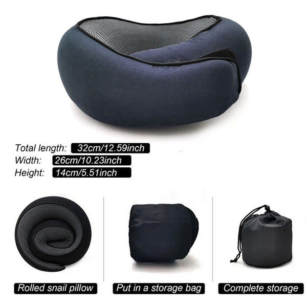 Portable U Shaped Pillow Travel Neck Pillow Breathable Office Neck Head Support