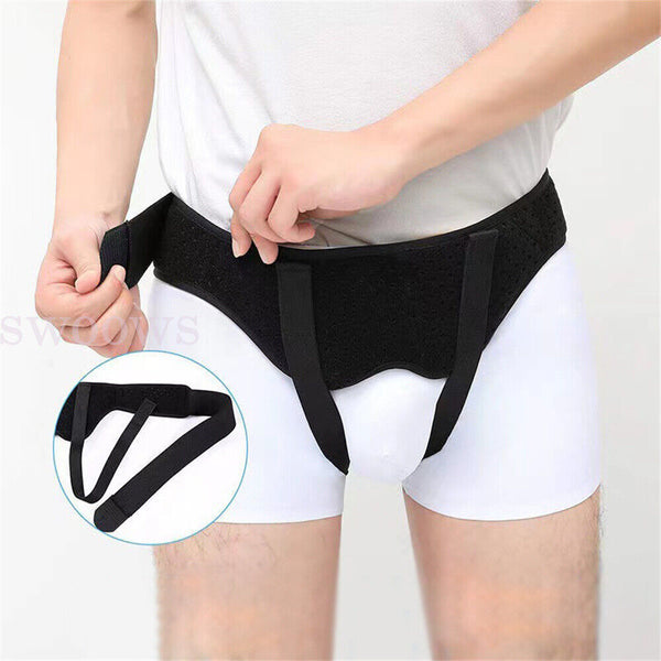 Hernia Belt for Men Brace with Double Compression Truss Pads inguinal Support.