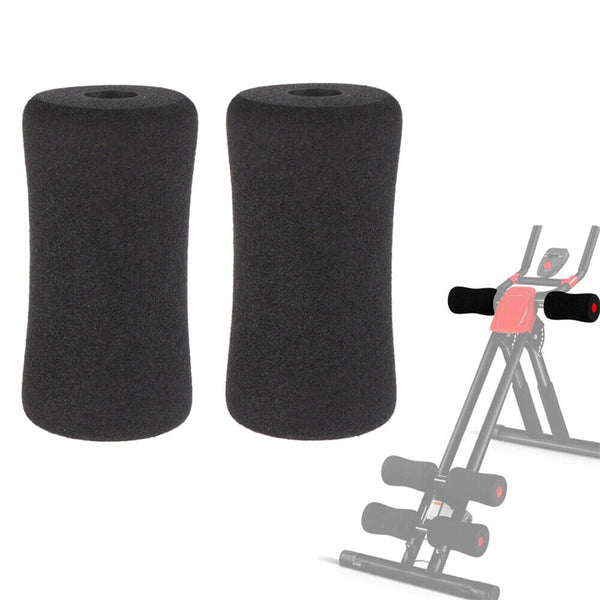 Black Foot Foam Pads Rollers Replacement, For Leg Extension For Weight Bench