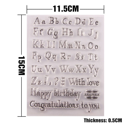 Fondant Cake Alphabet Letter Cookies Biscuit Stamp Embosser Mold Cutter Decor AU