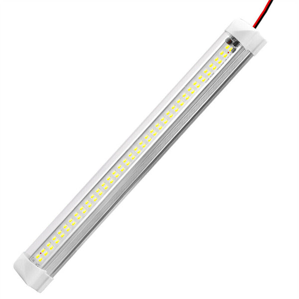 1/2X 72 LED Strip Lights Bar Car Interior Waterproof Lamp Caravan Boat Camping