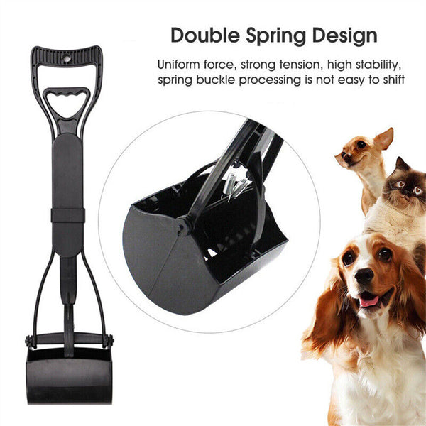 Pet Dog Waste Easy Pickup Pooper Scooper Walking Poo Poop Scoop Grabber Picker