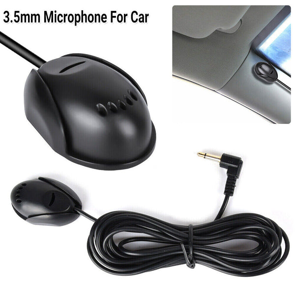 3.5mm Microphone For PC Car Audio Stereo GPS DVD Bluetooth Enabled External Mic