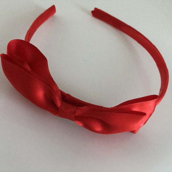 1-3X Girls Bow Hairband Ribbon Headbands Headwear Hair Hoop Kids Hair Book Day