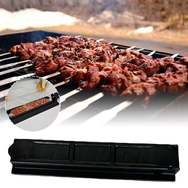 Skewers Kebab Maker Outdoor Barbecue Stringer Box Machine String Grill BBQ Tool