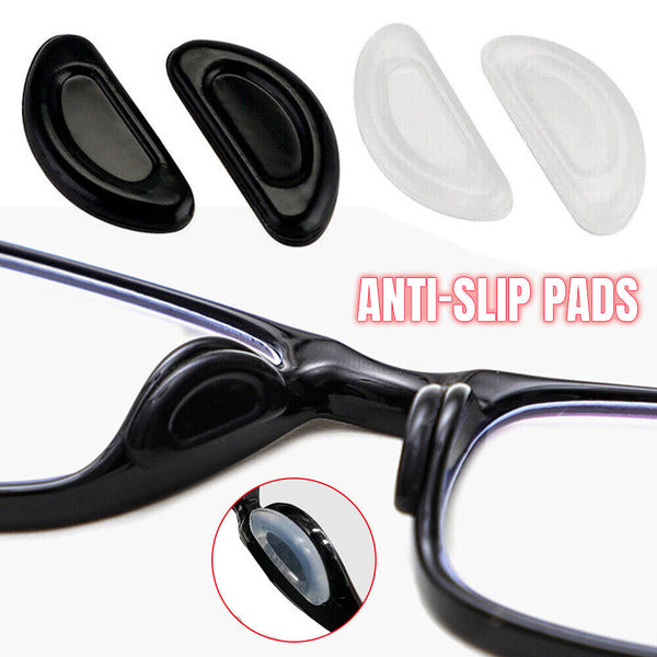 UP 10Pairs Anti-Slip Stick On Nose Pads Silicone for Eye Glasses Sunglasses