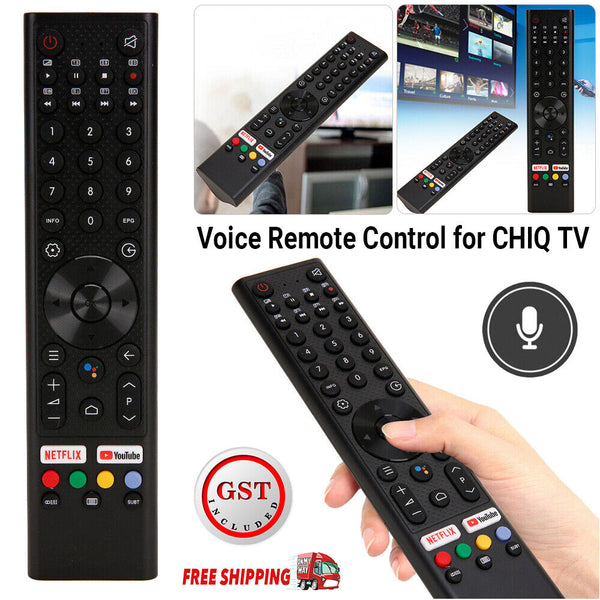 Voice Remote for CHIQ TV U50H10 U55H10 U43H10 CHANGHONG GOOGLE TV GCBLTVC0GBBT A