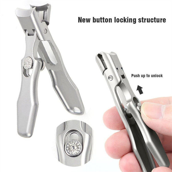 Ultra Sharp Nails Clippers Portable Steel Anti Splash Jaw Wide Opening