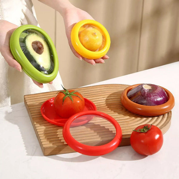 4PCS Fruit Storage Box, Reusable Vegetable Storage Container for Fridge AU STOCK