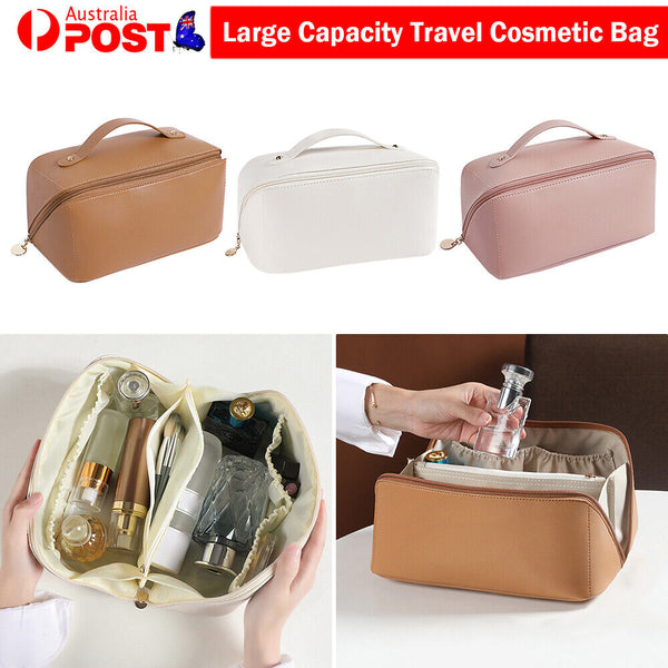 Travel Cosmetic Bag Large Capacity Makeup Storage Brushe Toiletry Wash Organizer