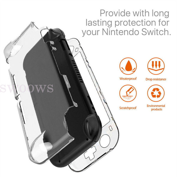 New Hard Case Cover Clear Shockproof Protective For Nintendo Switch Lite