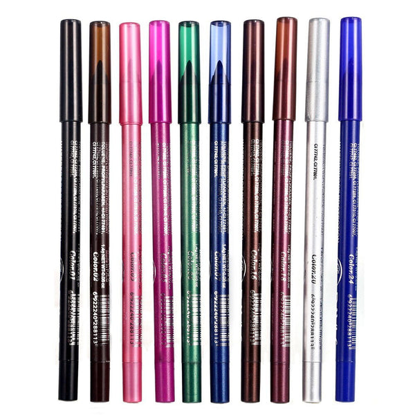 NEW Colorful Eyeliner Pencil Eye Liner Gel Pens Long Lasting Waterpoof  AU