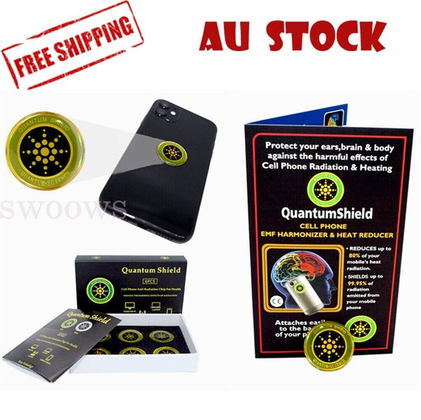 1/6 Anti Radiation Quantum Shield EMF Protection Neutraliser Chip Phone Stickers