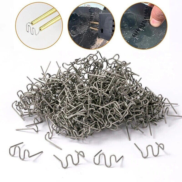 800PCS Hot Stapler Staples Repair Tools Kit For Plastic Welder Car Bumper NEW