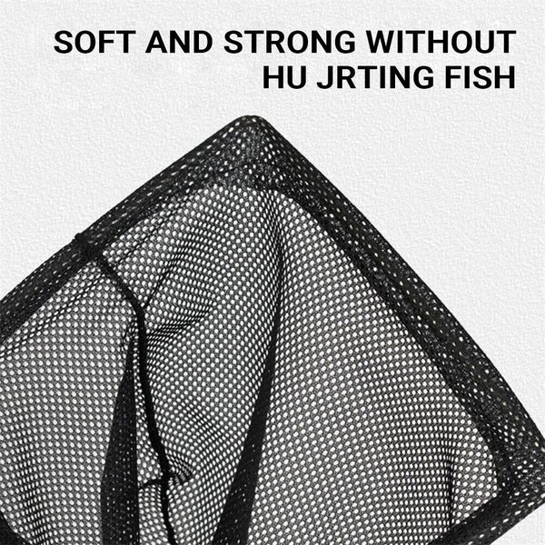 Telescopic Fishing Net Mesh Landing Net Fish Prawn Catch Foldable Pole Handle AU