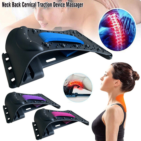 Neck and Upper Back Stretcher Cervical Traction Device Neck Massager Pain Relief