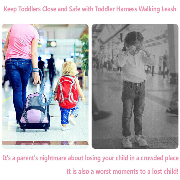 Baby Toddler Kids Strap Wrist Leash Safety Walking Anti-Lost Harness Hand Belt