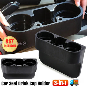 Car Seat Drink Cup Holder Travel Coffee Bottle Water Stand Food Cleanse Storage