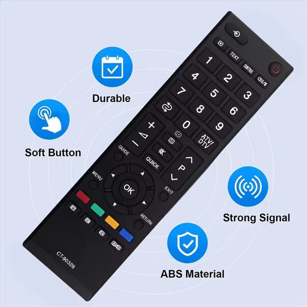 Replacement Remote Control For Toshiba TV CT90329 32CV700A 40RV700 26AV600A